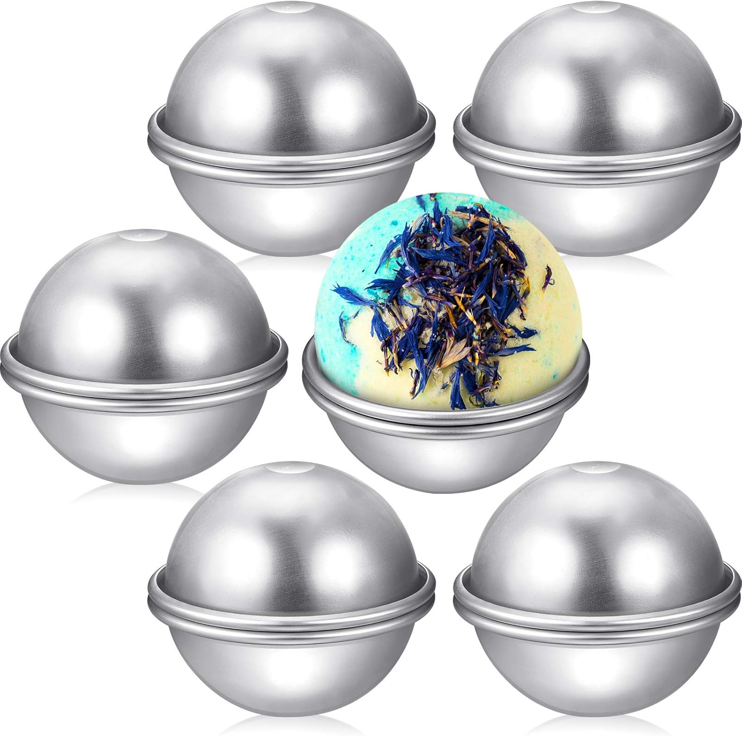 Bath Bomb Mold - 200p extra grande 8cm de diâmetro