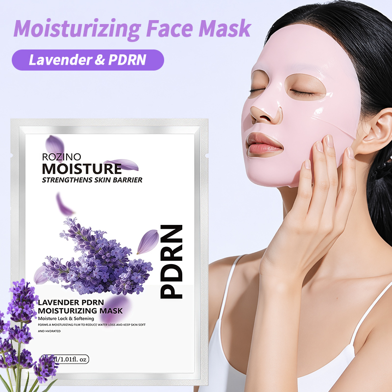 Spa Wellness Day - 1/2/4/6/8/10Pcs Máscara Hidratante de Lavanda+PN, Fortalece