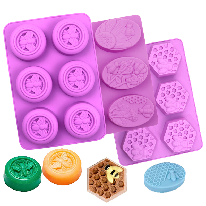 Bath Bomb Mold - Molde de sabão em favo de