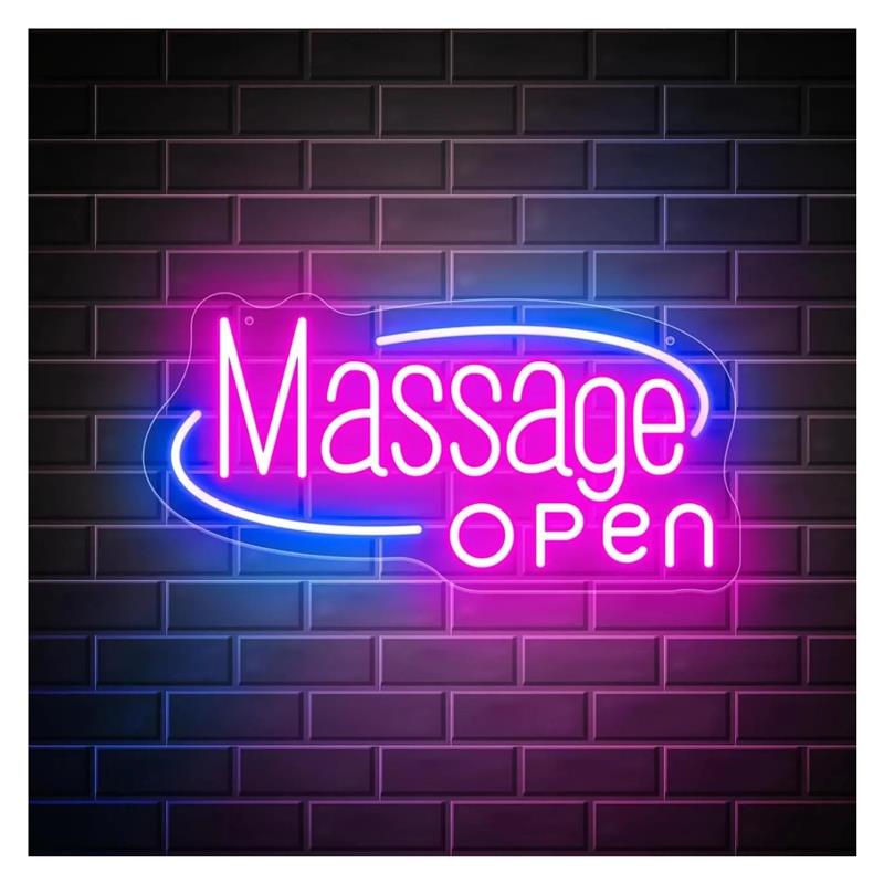 Spa Wellness Day - Letreiro de Neon para Massagem, Sinalização