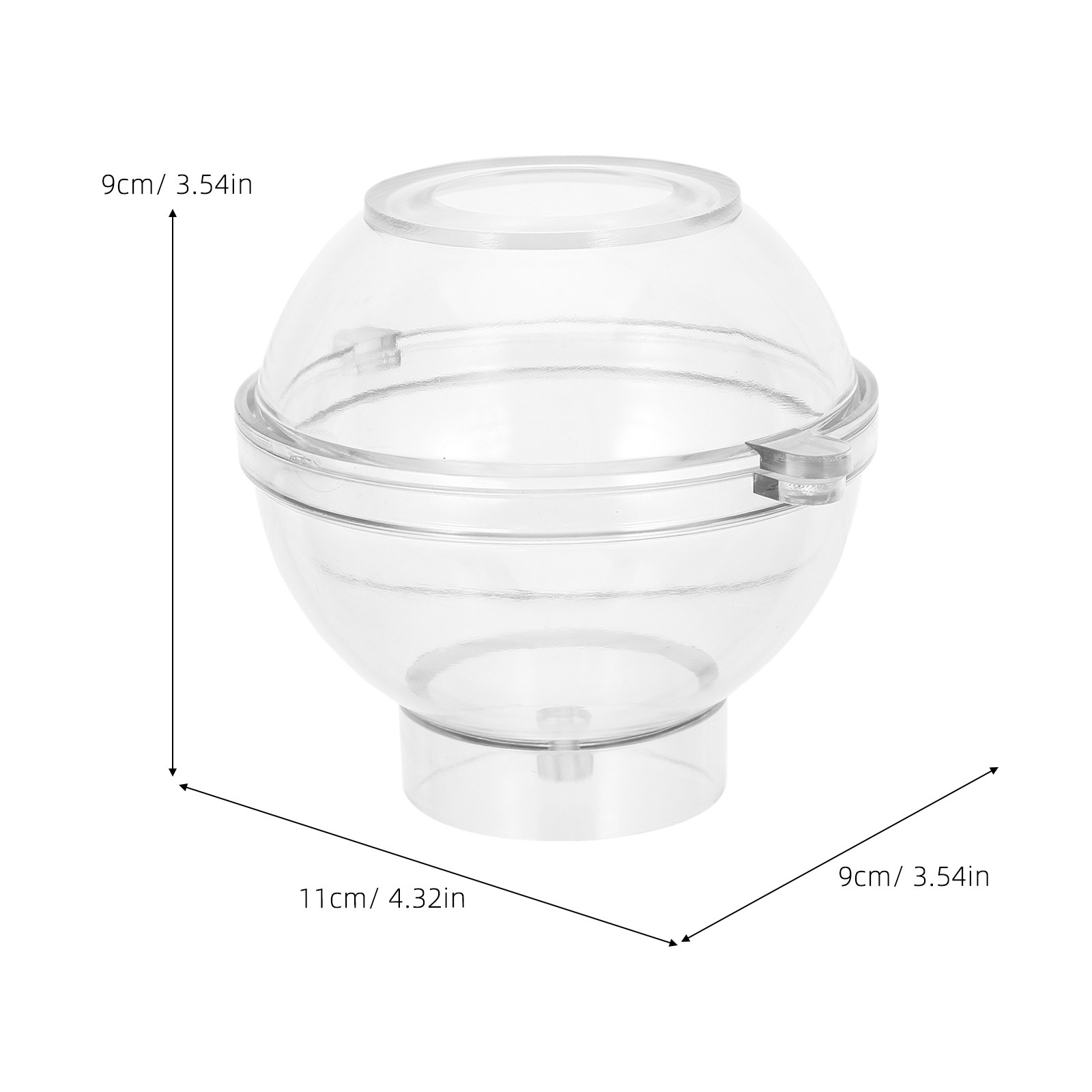 Molde de Esfera de Acrílico 8C - Bath Bomb Mold avaliação e preço