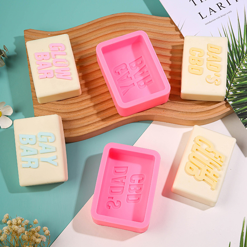 Soap Silicone Mold com letras  - Bath Bomb Mold avaliação e preço