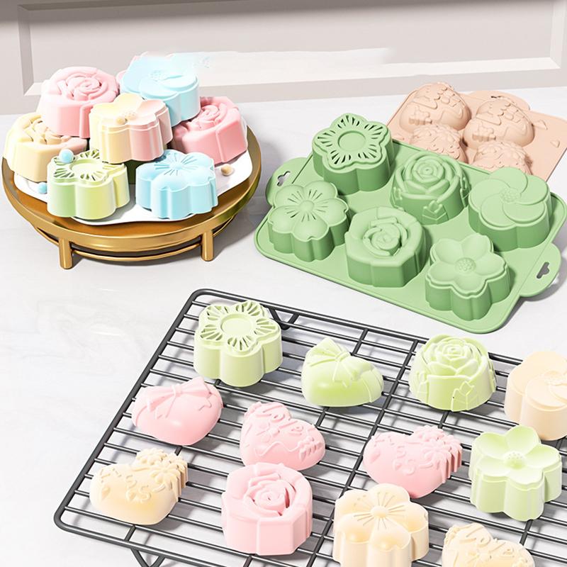 Molde de silicone SU Flower, 6 - Bath Bomb Mold avaliação e preço