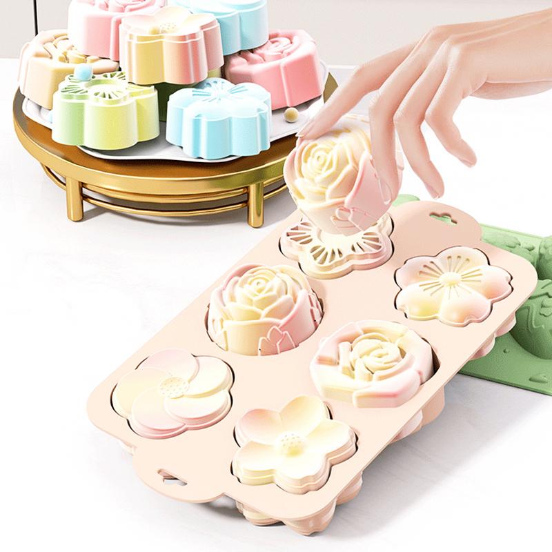 Molde de silicone SU Flower, 6 - Bath Bomb Mold avaliação e preço