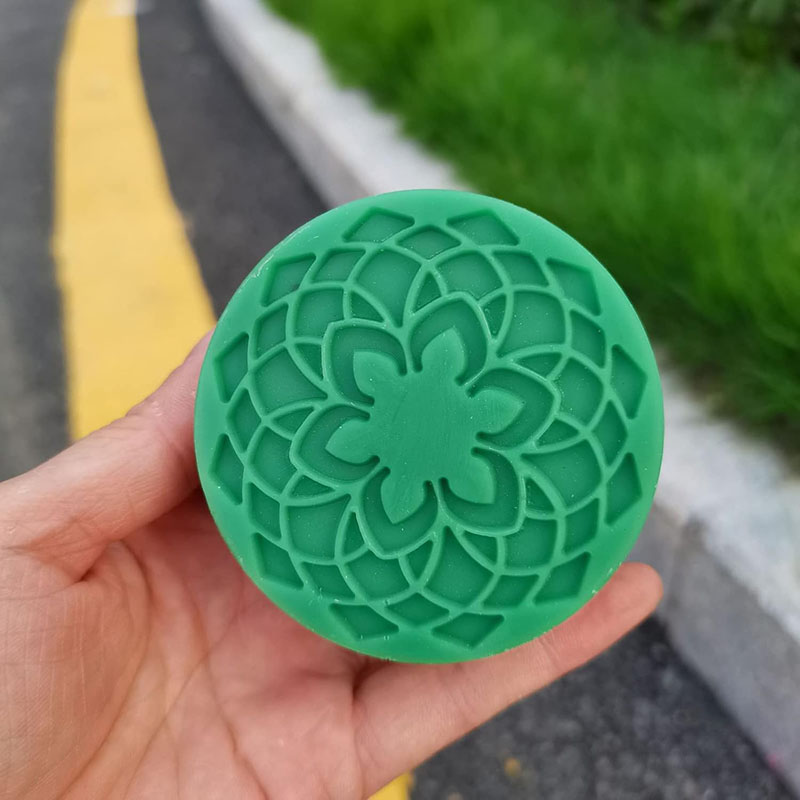 Molde de silicone com padrão d - Bath Bomb Mold avaliação e preço